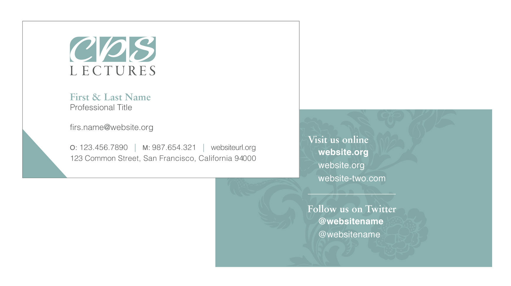 CPS Lectures business cards