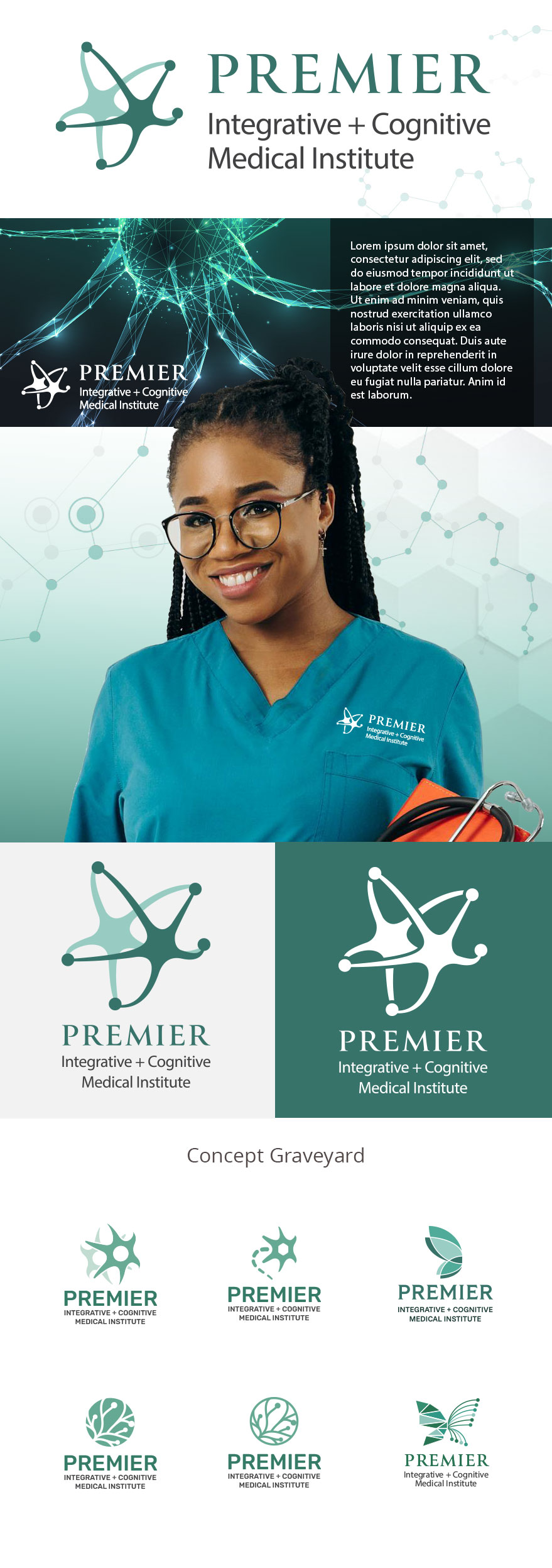 Logo for medical institutions and cognitive health